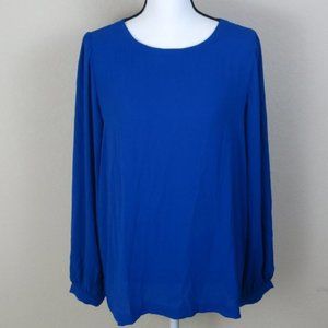 LOFT Blue Top Size M NWT
